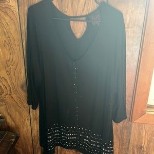 Long sleeve studded tunic size 3X